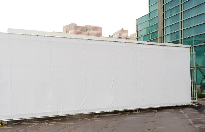 PVC Unprinted Mesh Banner