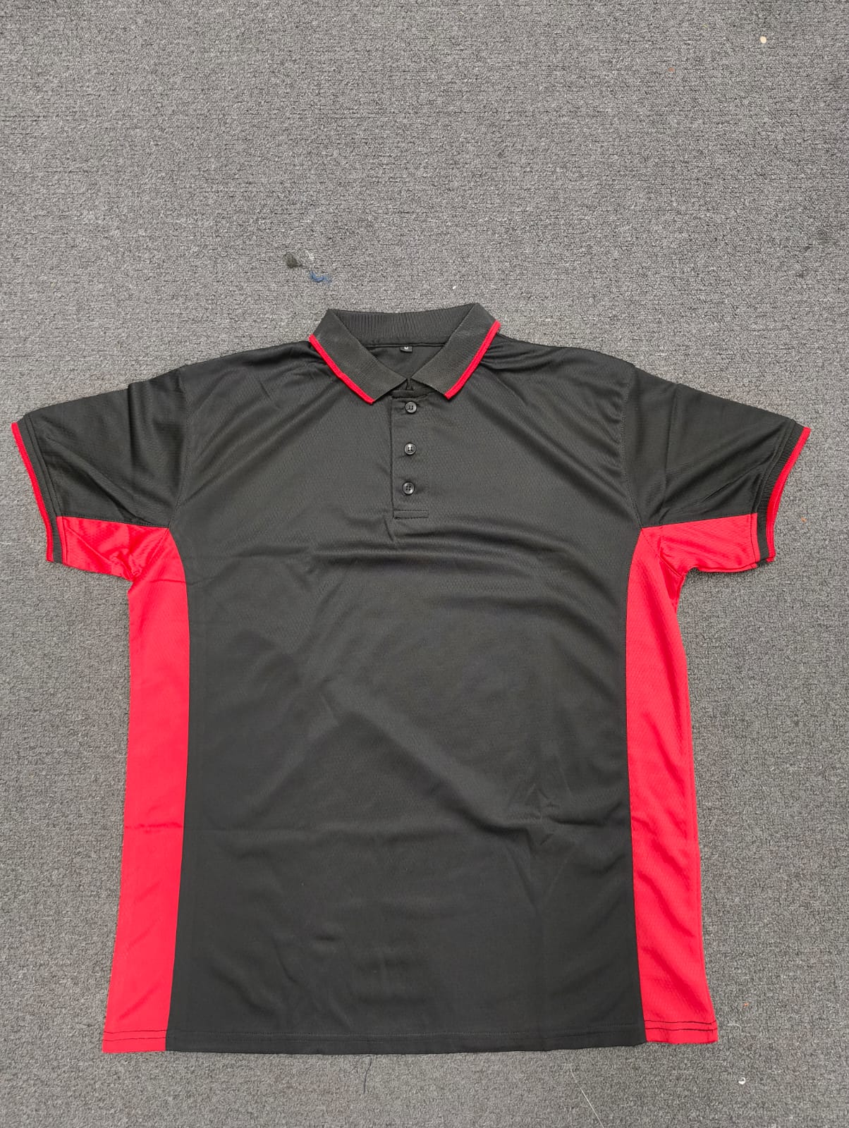 Black/Red 100% Polyster