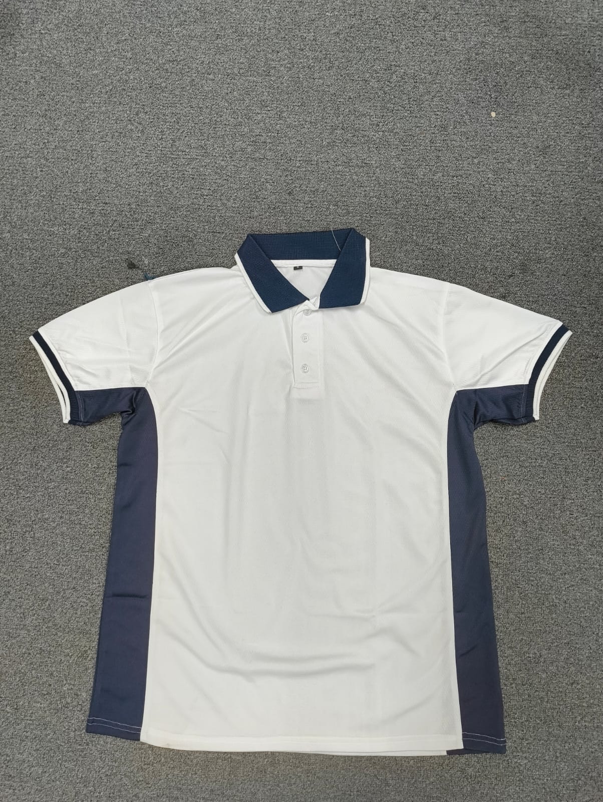 White/Blue 100% Polyster